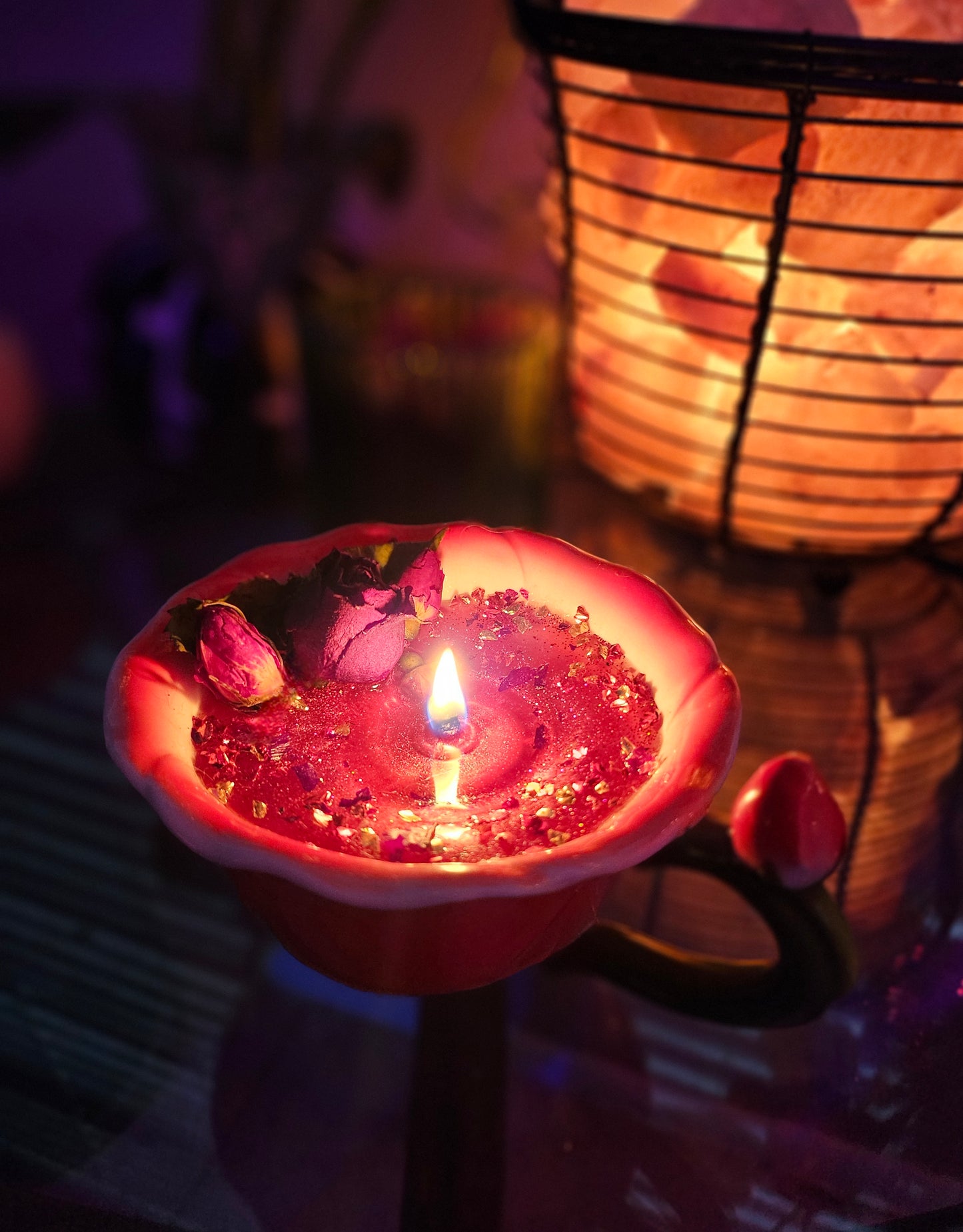 Passion rose potion candle